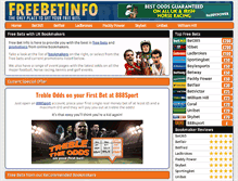 Tablet Screenshot of freebetinfo.com